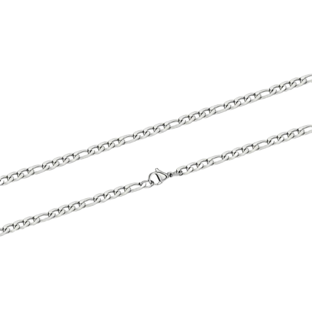 Iced Micro Prong Cuban Chain (Silver) - 6mm