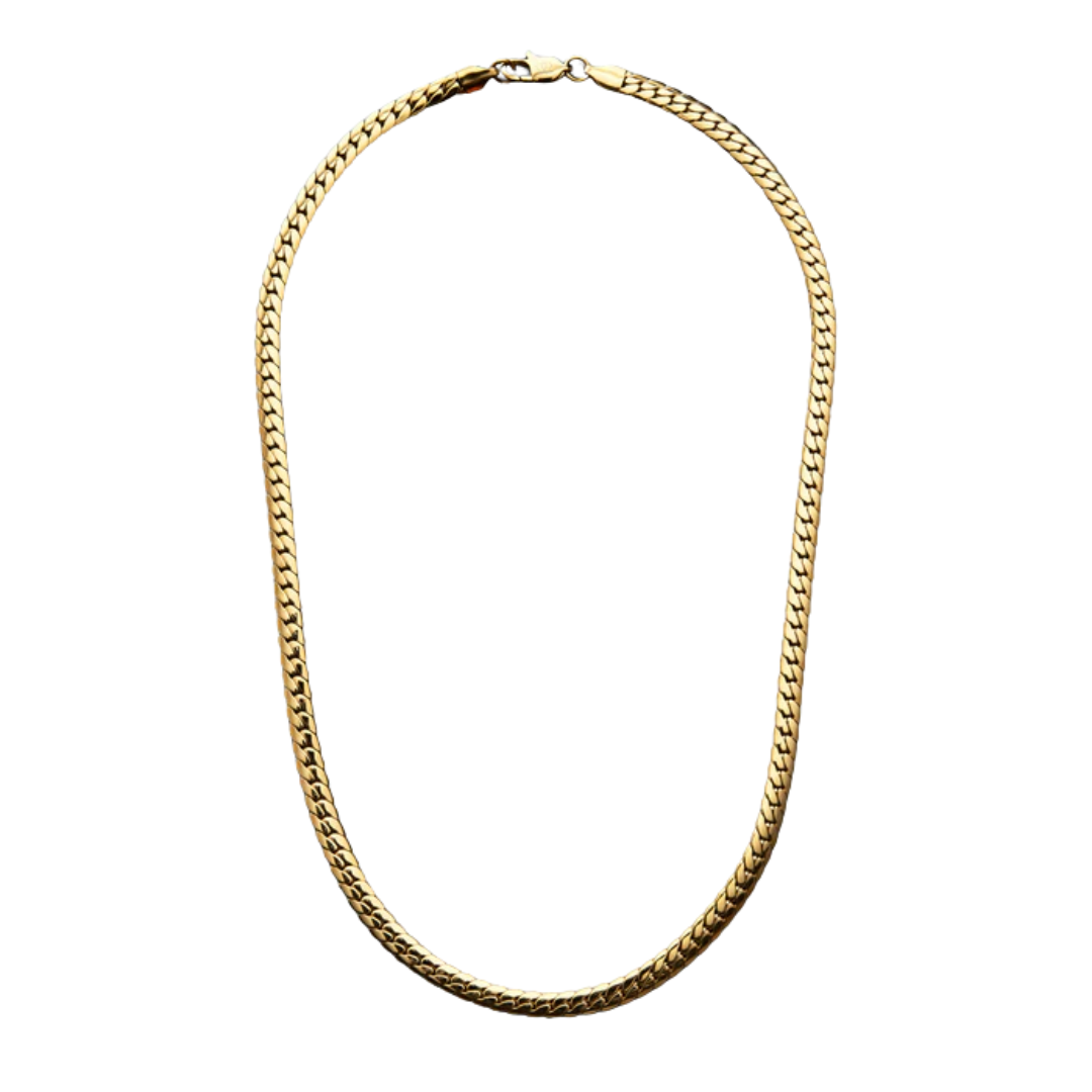 Miami Cuban Link Chain (Gold) - 5mm