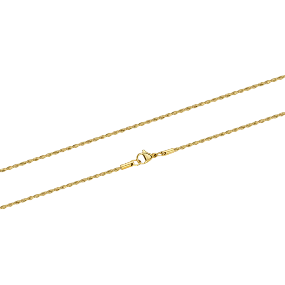 Rope Chain (Gold) - 2mm