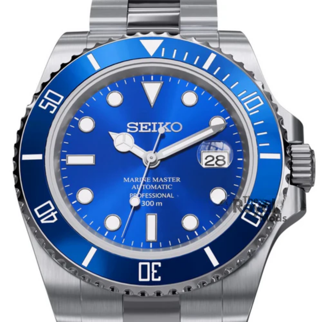 Seiko Mod Submariner | Smurf Blue