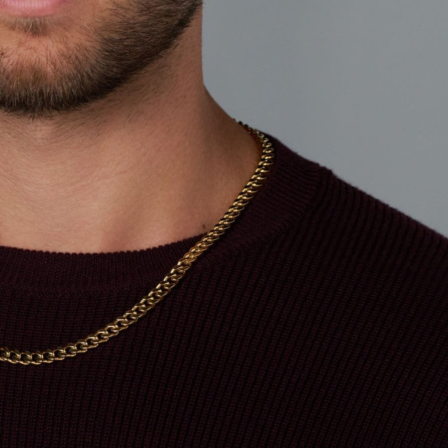 5mm Gold Cuban Link Chain