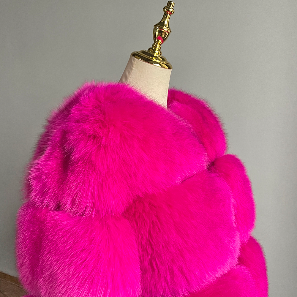 Hot Pink Faux Fur Jacket