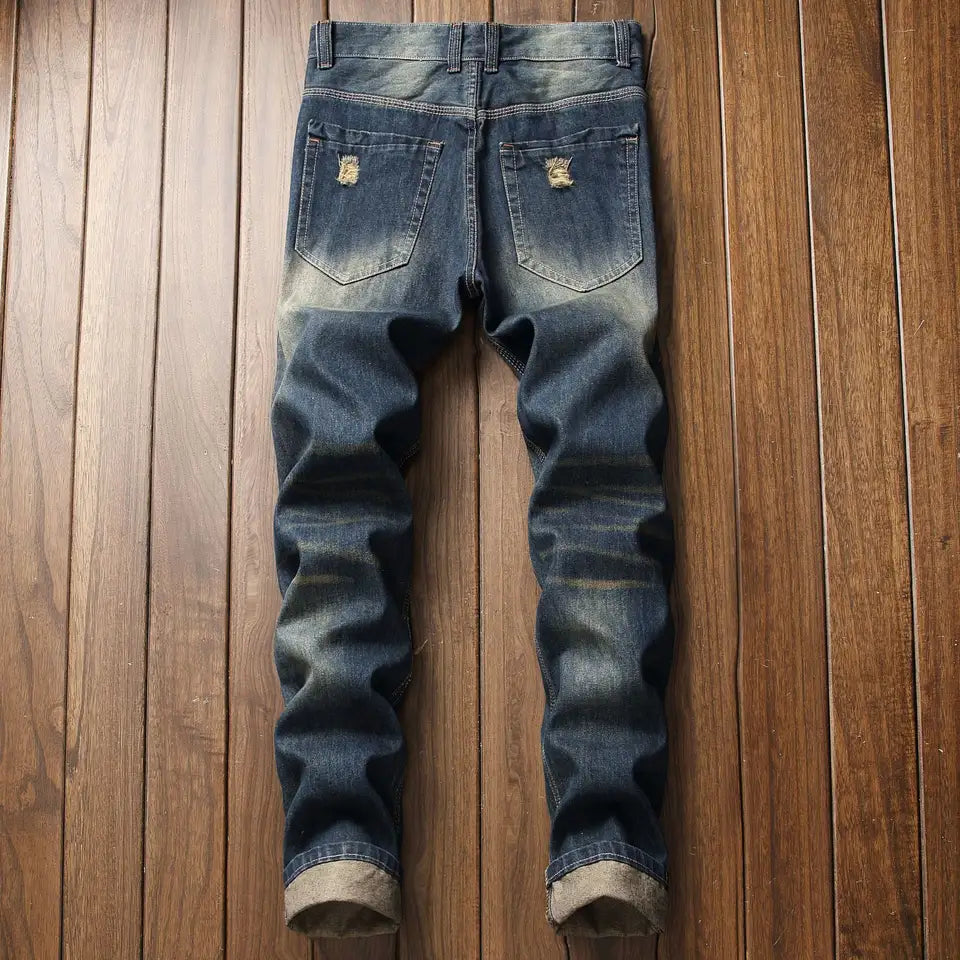 Tattered Men's Denim Jeans