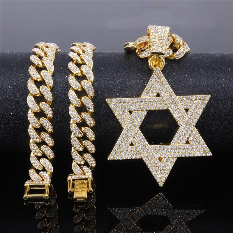 Star of David Cuban Chain