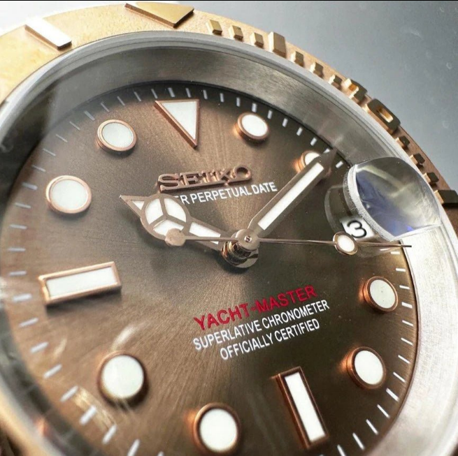 Seikmaster Yacht | Silver Rose Gold Edition