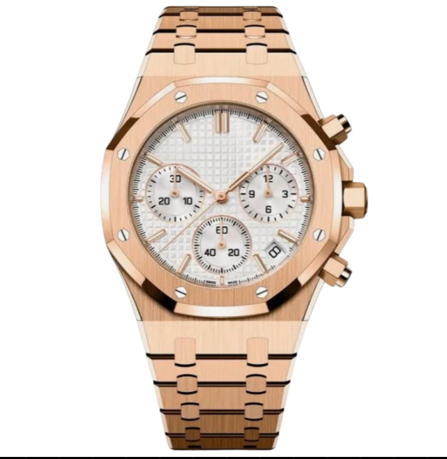 SeikOak Frosted Chrono | Rose Gold