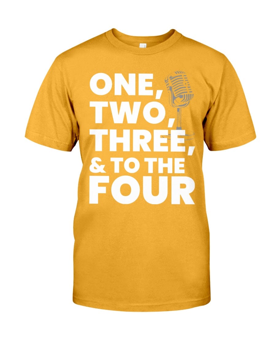 Fuel hip hop jewelry Shirts Gold / XS One, Two, There, & To The Four Premium Fit Men's T-shirt