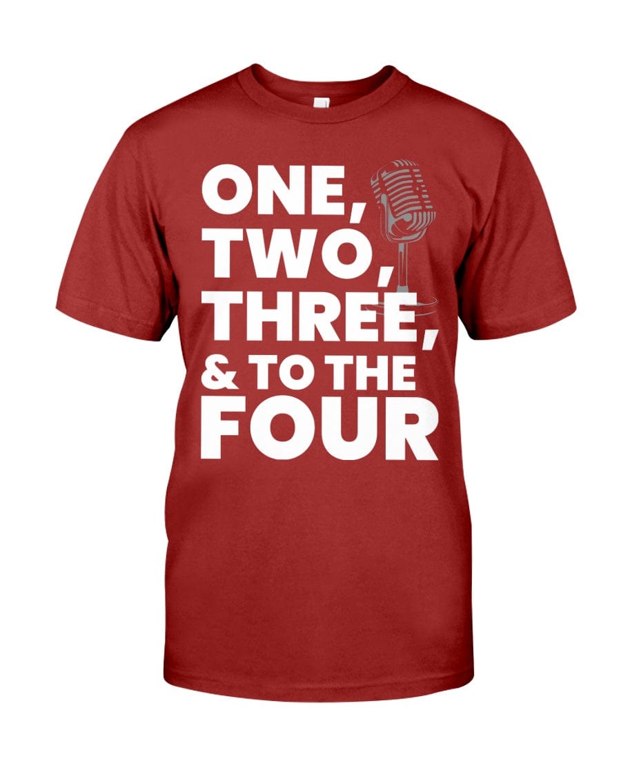 Fuel hip hop jewelry Shirts Maroon / XS One, Two, There, & To The Four Premium Fit Men's T-shirt