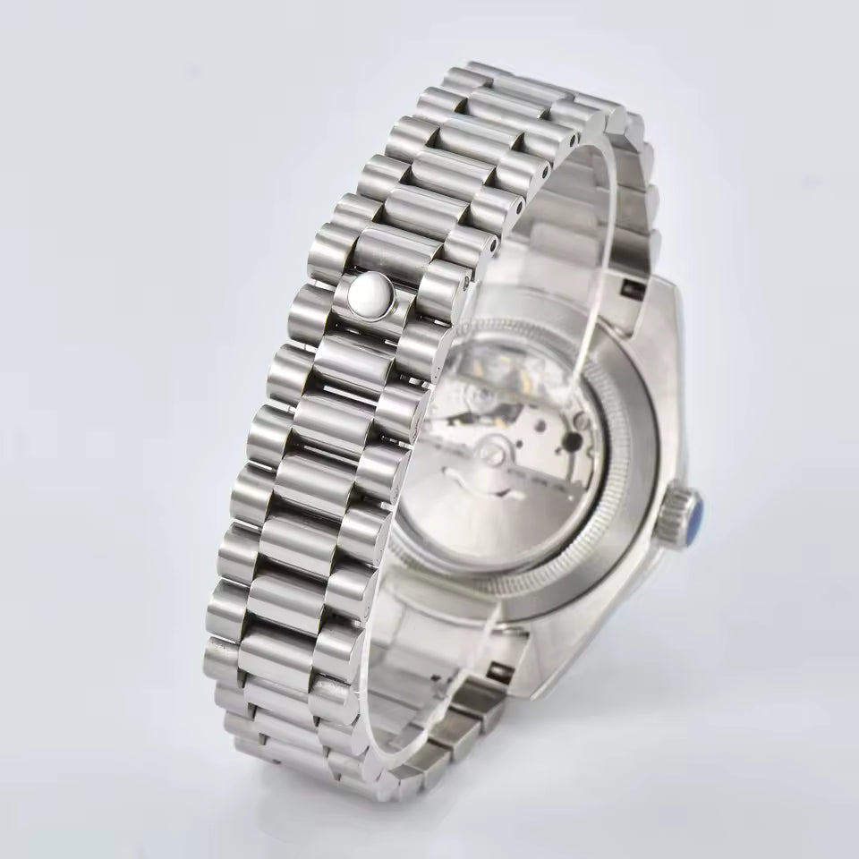 VVS Watches™ Arabic Datejust | Pearl Gray