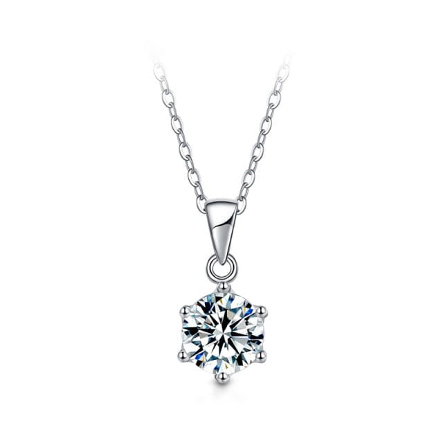 VVS Jewelry hip hop jewelry 1ct O-Chain 925 Sterling Silver 1ct/2ct/3ct VVS1 Moissanite Diamond Necklace