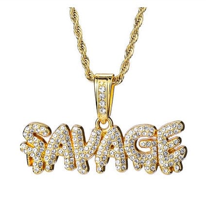 VVS Jewelry hip hop jewelry 24inch Imma Savage Necklace
