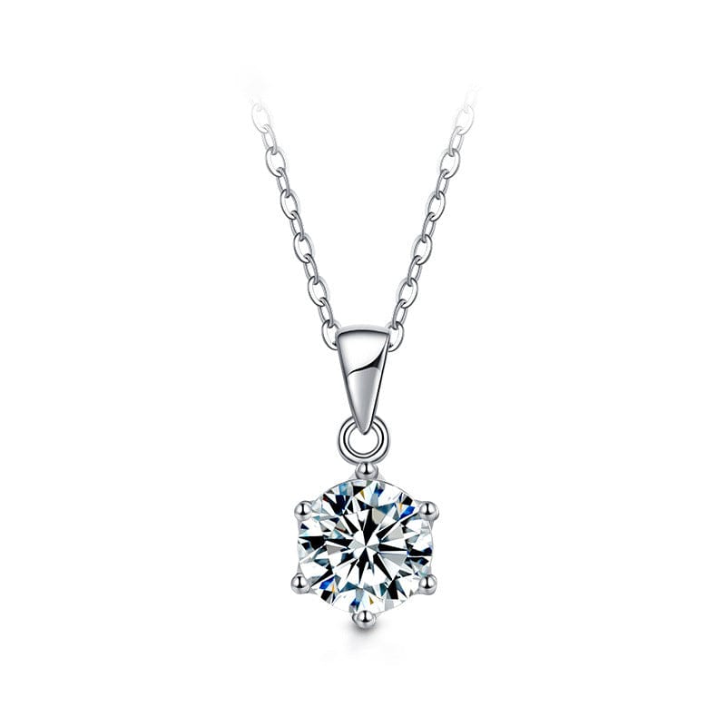VVS Jewelry hip hop jewelry 925 Sterling Silver 1ct/2ct/3ct VVS1 Moissanite Diamond Necklace