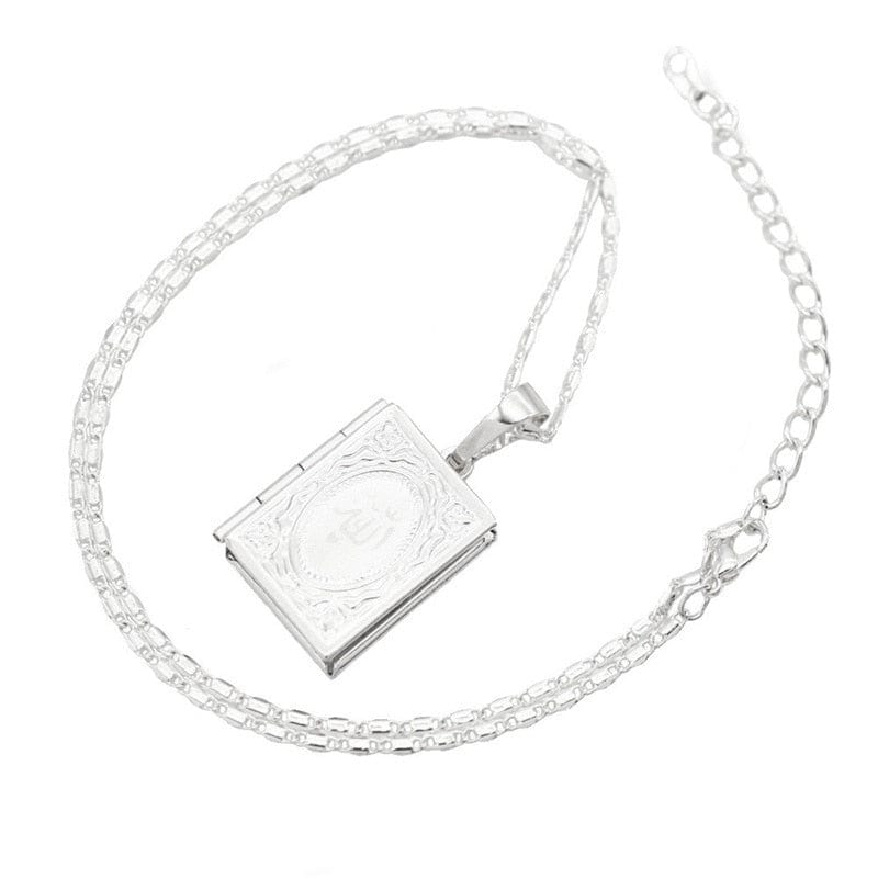 VVS Jewelry hip hop jewelry custom Silver Quran Photo Pendant Necklace
