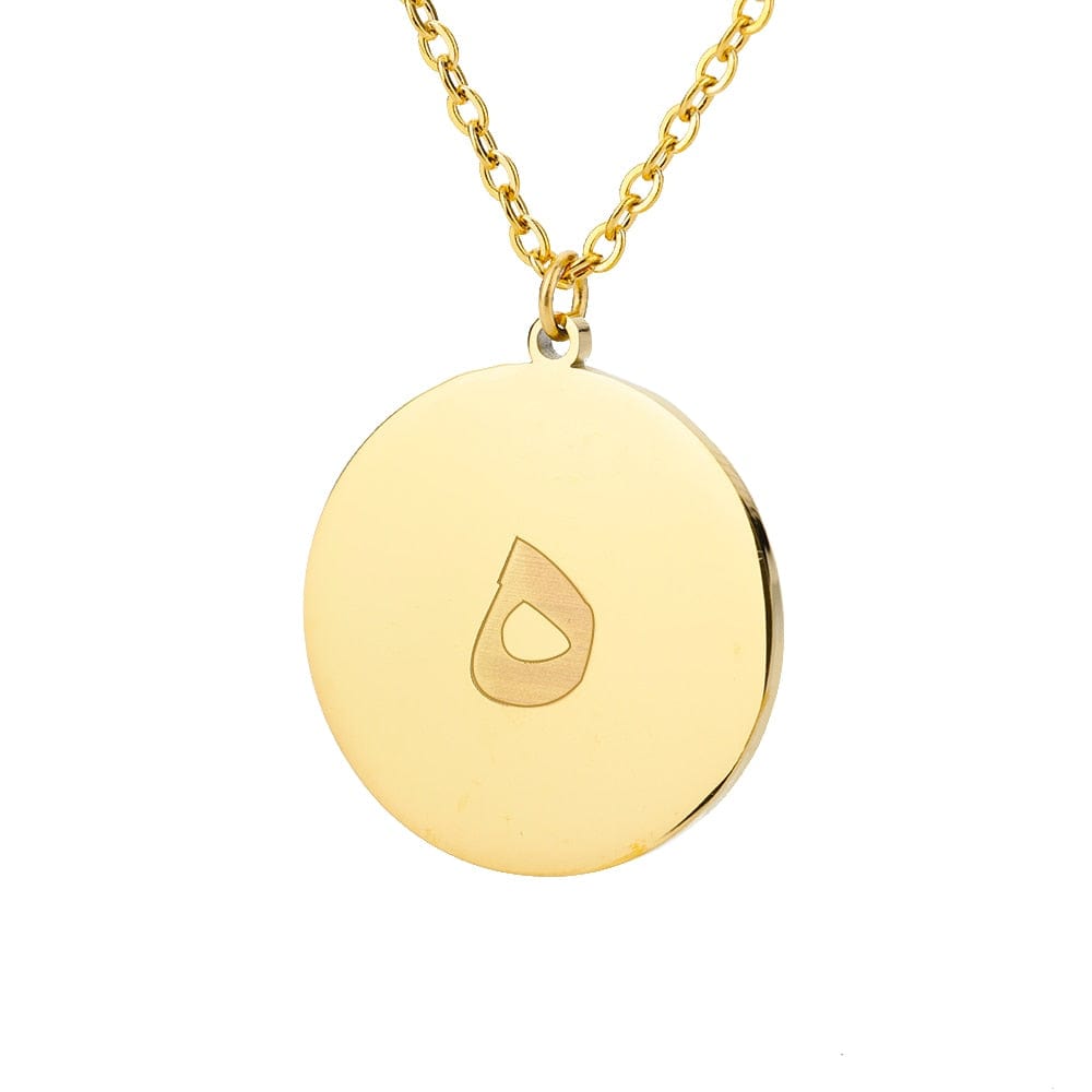 VVS Jewelry hip hop jewelry Gold / E Gold/Silver Arab Initial Pendant