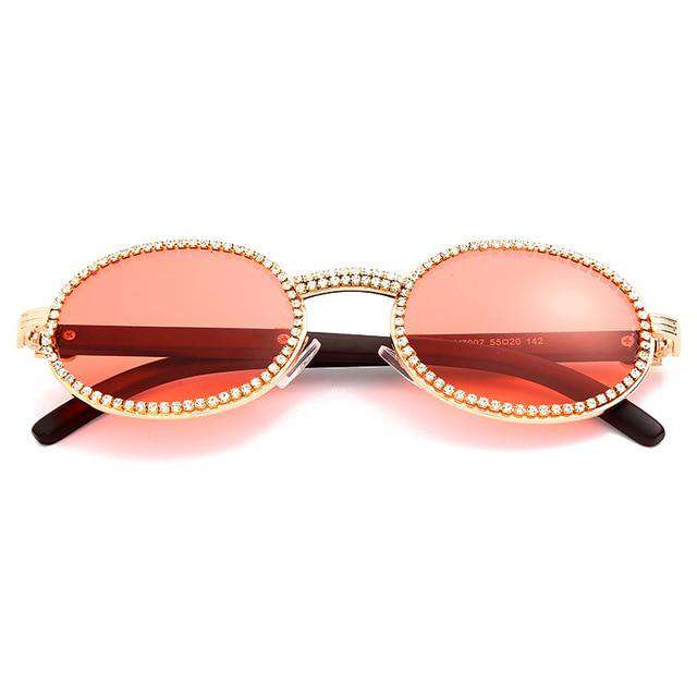 VVS Jewelry hip hop jewelry Pink Migos Quavo Glasses
