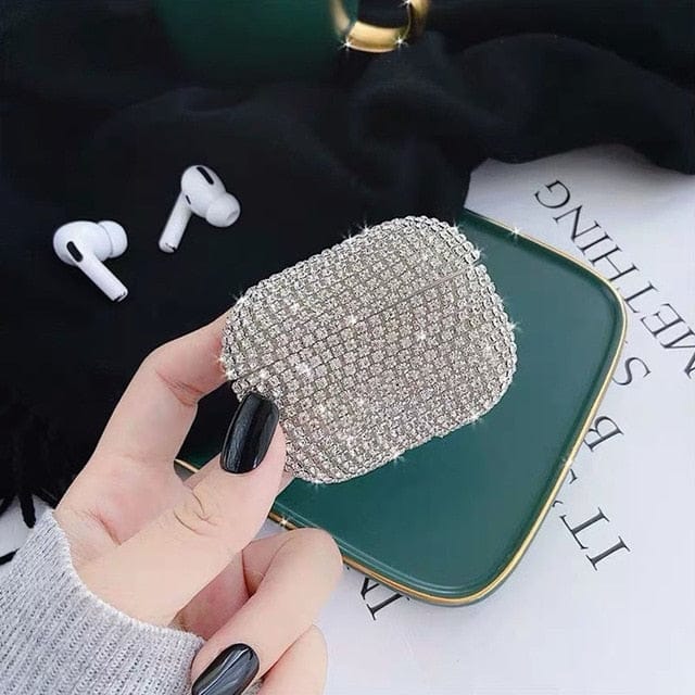 VVS Jewelry hip hop jewelry Style 2/AirPods PRO Sparkly Diamond AirPods Case