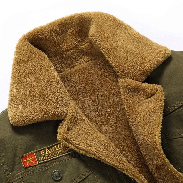 Fleece Collar Tactical Jacket